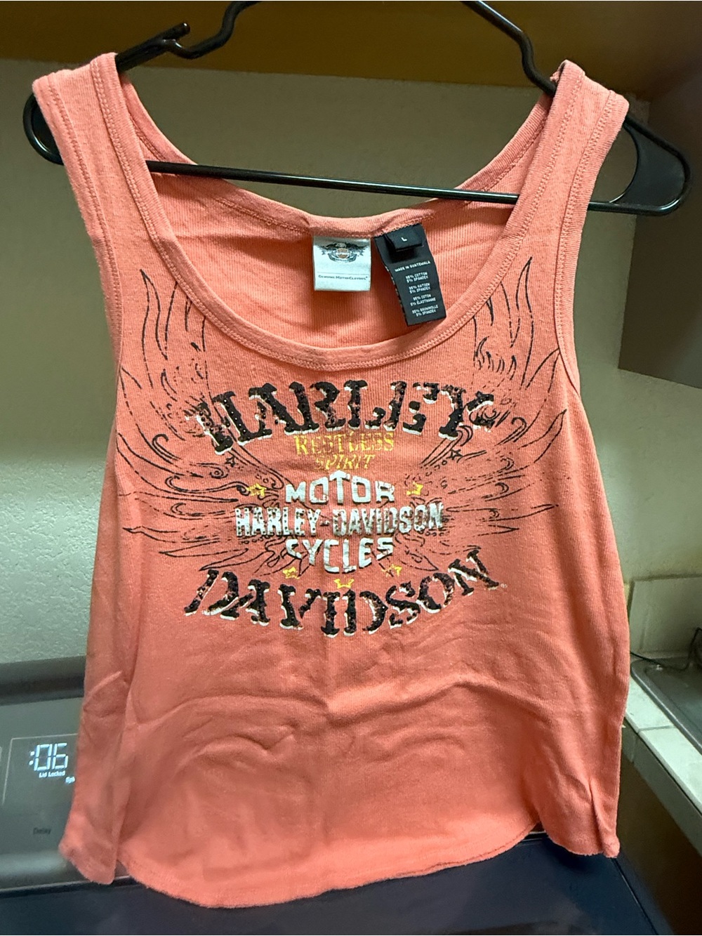Harley-Davidson Coral Graphic Women's Tank Top